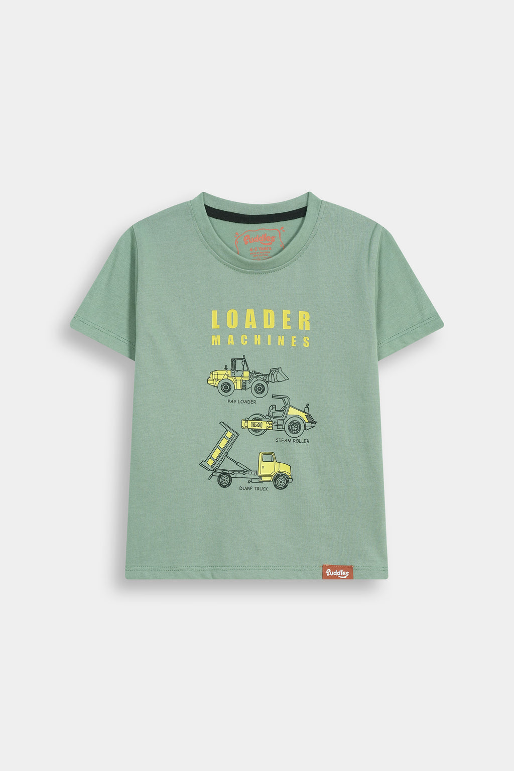Loader Machines Tee - Sage Green