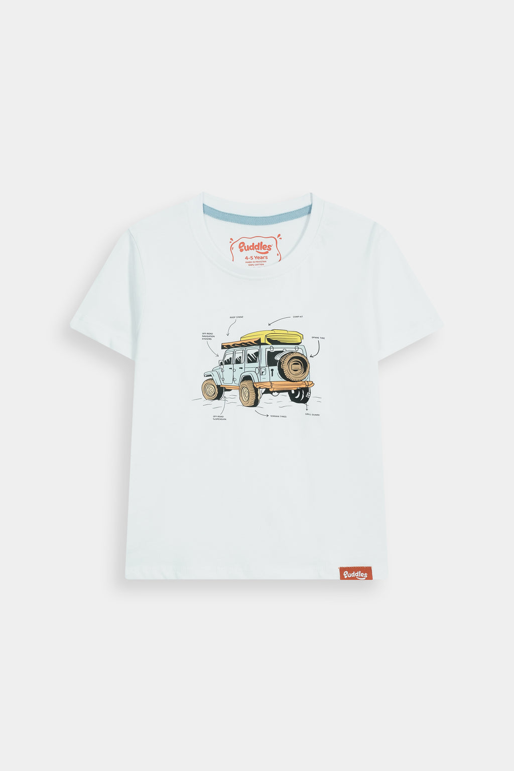 Off-Road Jeep Tee - White