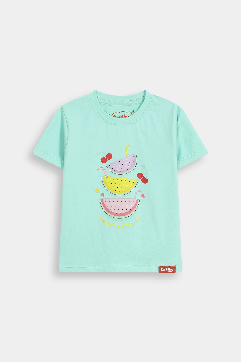Sweet Summer Melon Tee – Aqua