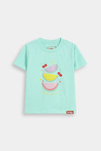 Sweet Summer Melon Tee – Aqua