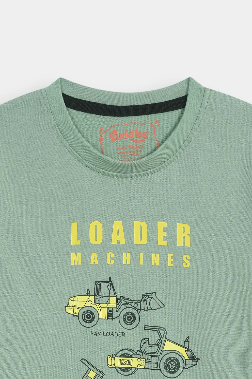 Loader Machines Tee - Sage Green