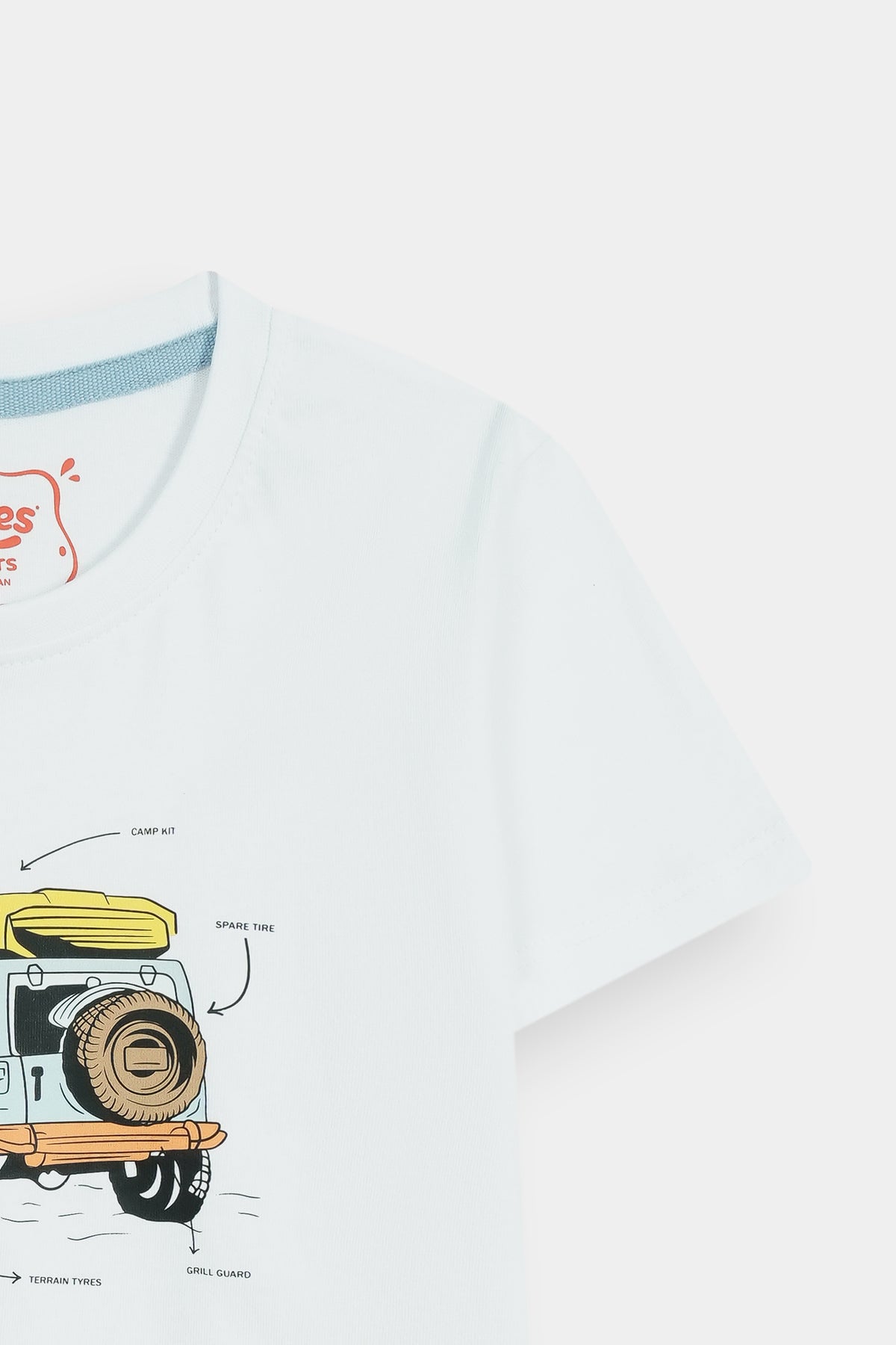 Off-Road Jeep Tee - White