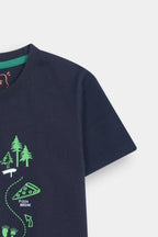 Adventure Map Tee – Navy