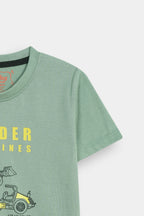 Loader Machines Tee - Sage Green