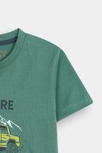 Built To Explore Tee - Forest Green