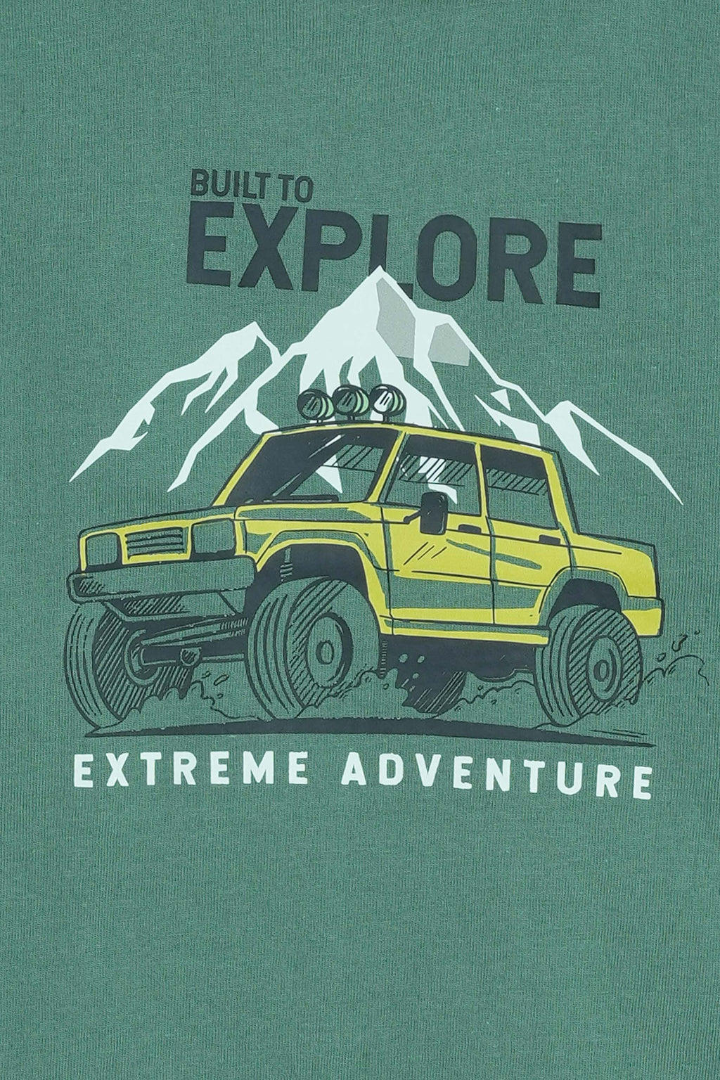 Built To Explore Tee - Forest Green