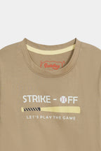 Strike-Off Co-ord Set - Khaki & Black