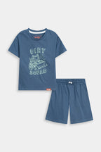 Dirt Squad Co-ord Set – Steel Blue