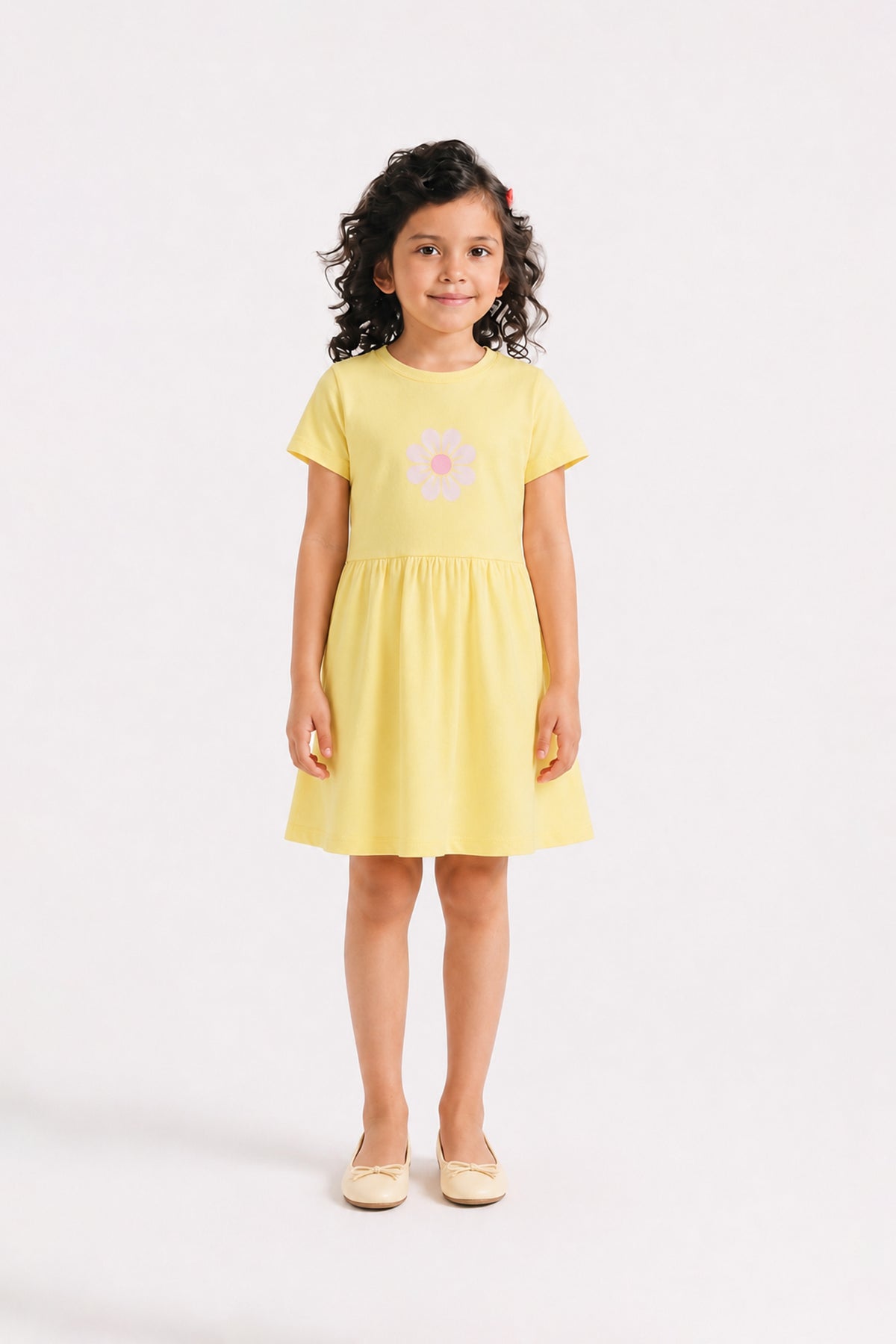 Lavender Flower Dress – Yellow