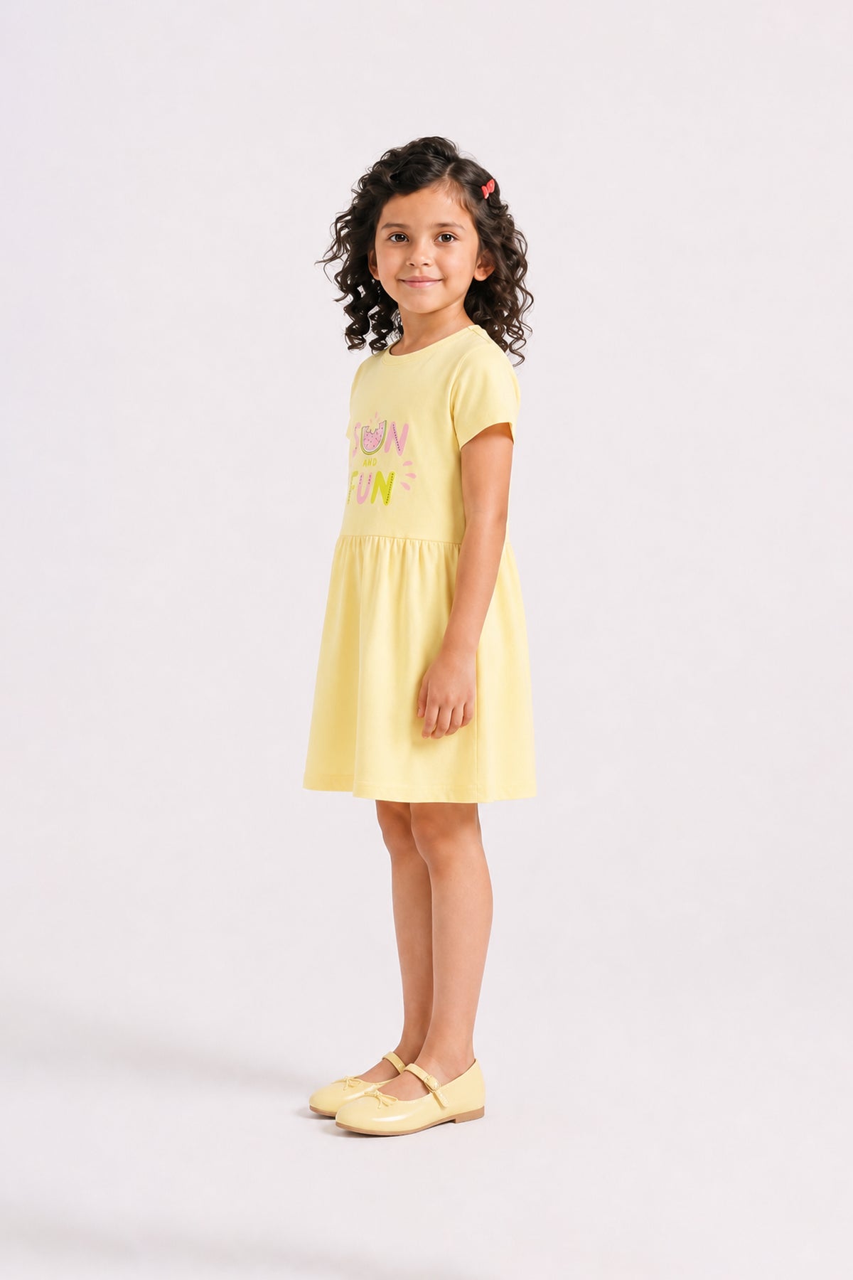 Sun and Fun Dress – Light Yellow