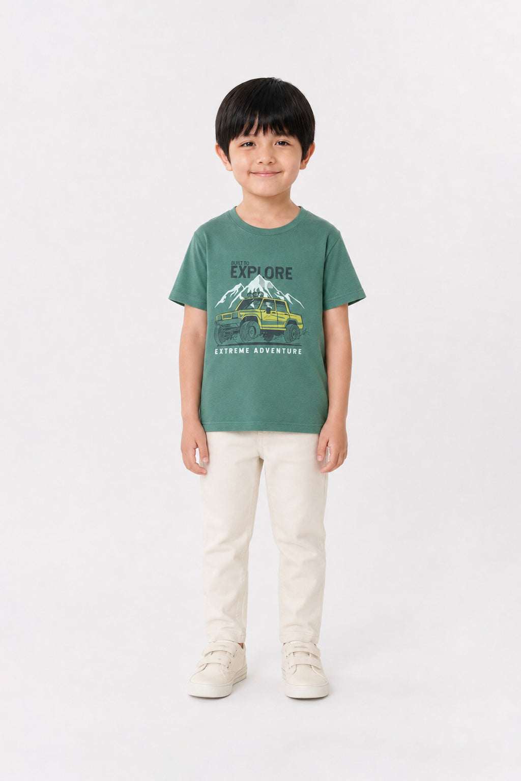 Built To Explore Tee - Forest Green