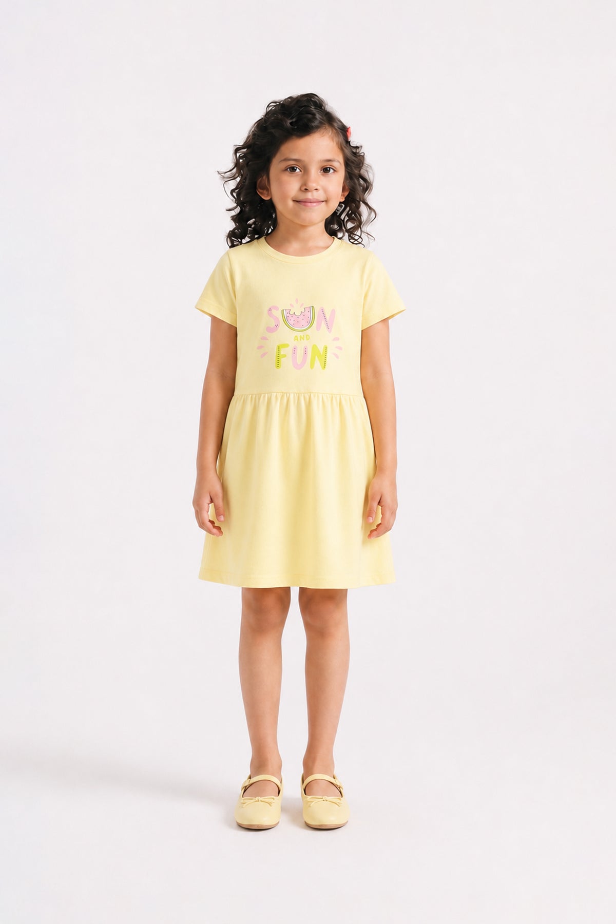 Sun and Fun Dress – Light Yellow