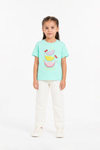 Sweet Summer Melon Tee – Aqua