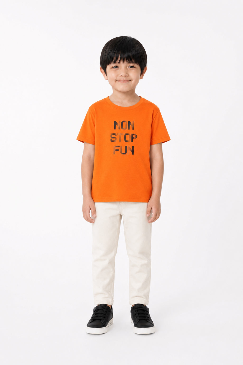 Non Stop Fun Tee - Orange