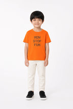 Non Stop Fun Tee - Orange