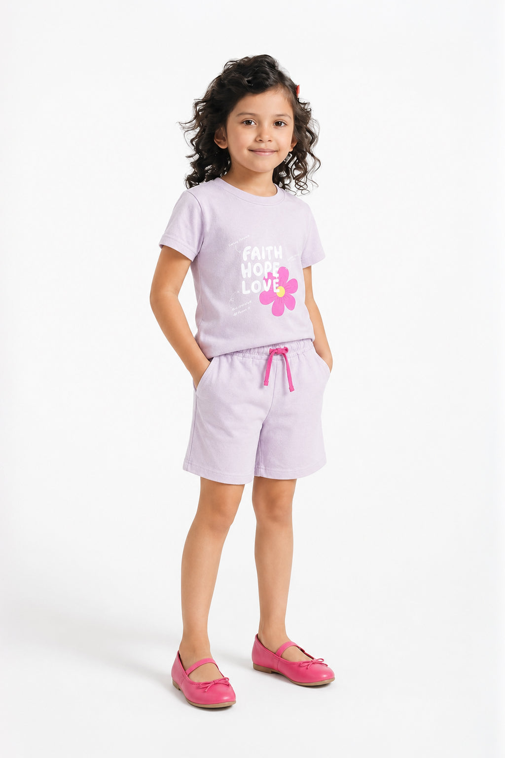 Faith Hope Love Co-ord Set – Lavender