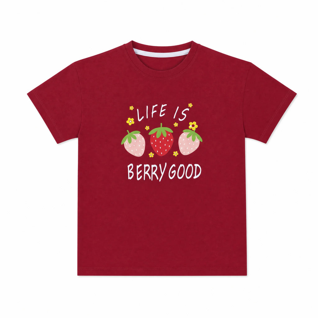 Life is Berry Good Co-ord Set – Maroon