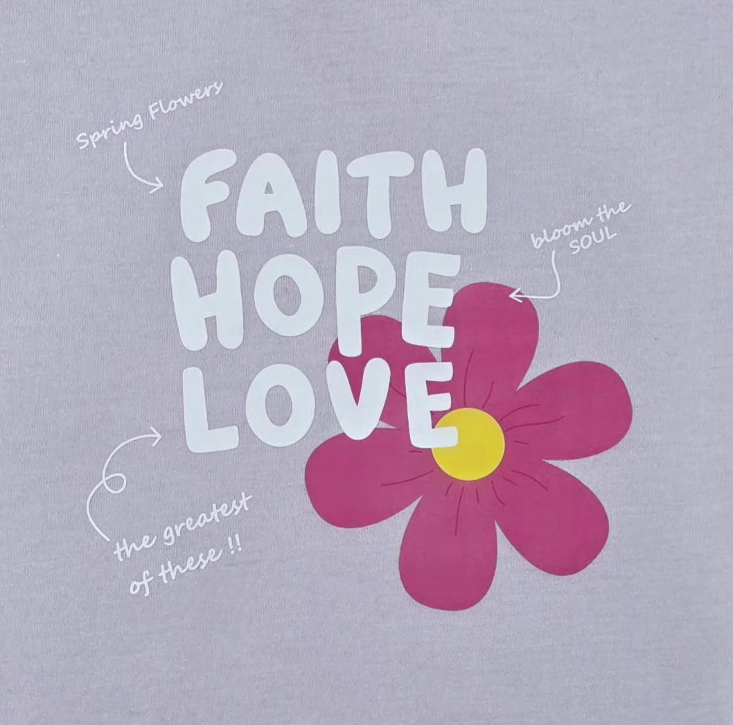 Faith Hope Love Co-ord Set – Lavender