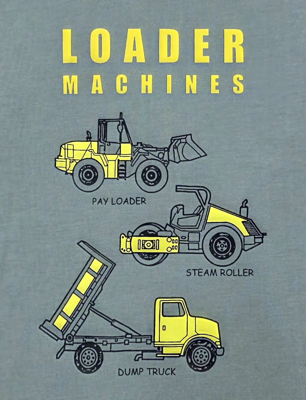 Loader Machines Tee - Sage Green