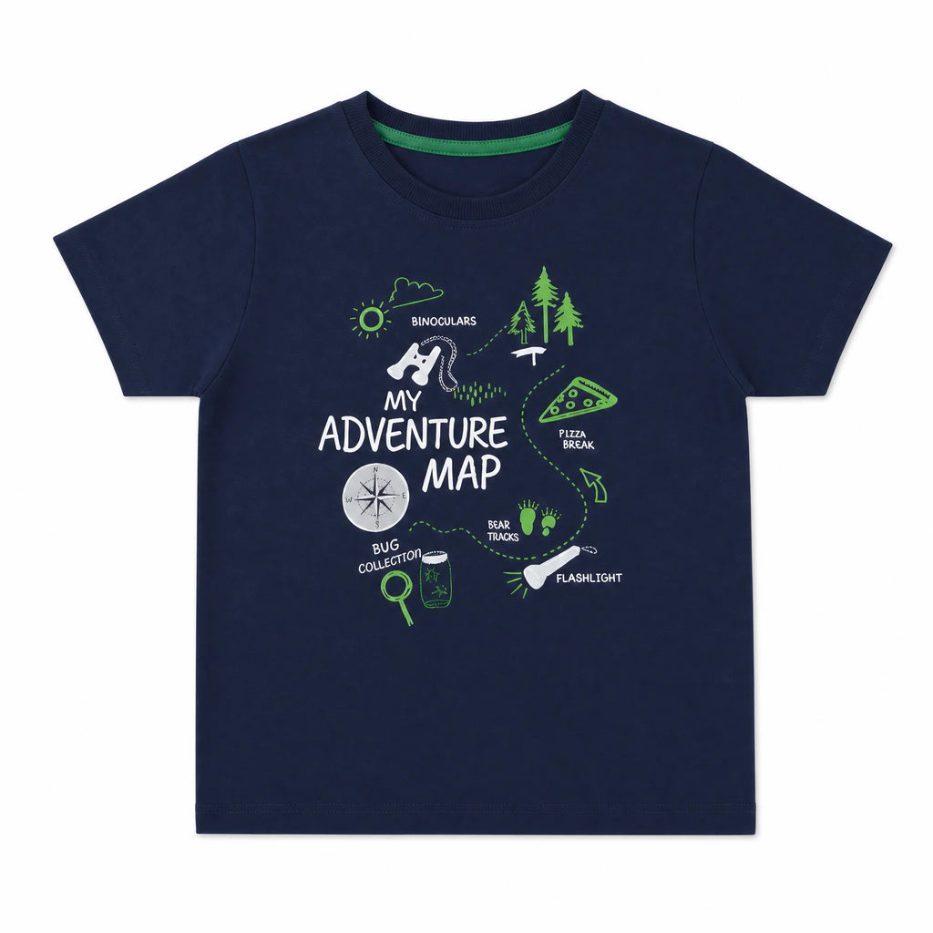Adventure Map Tee – Navy