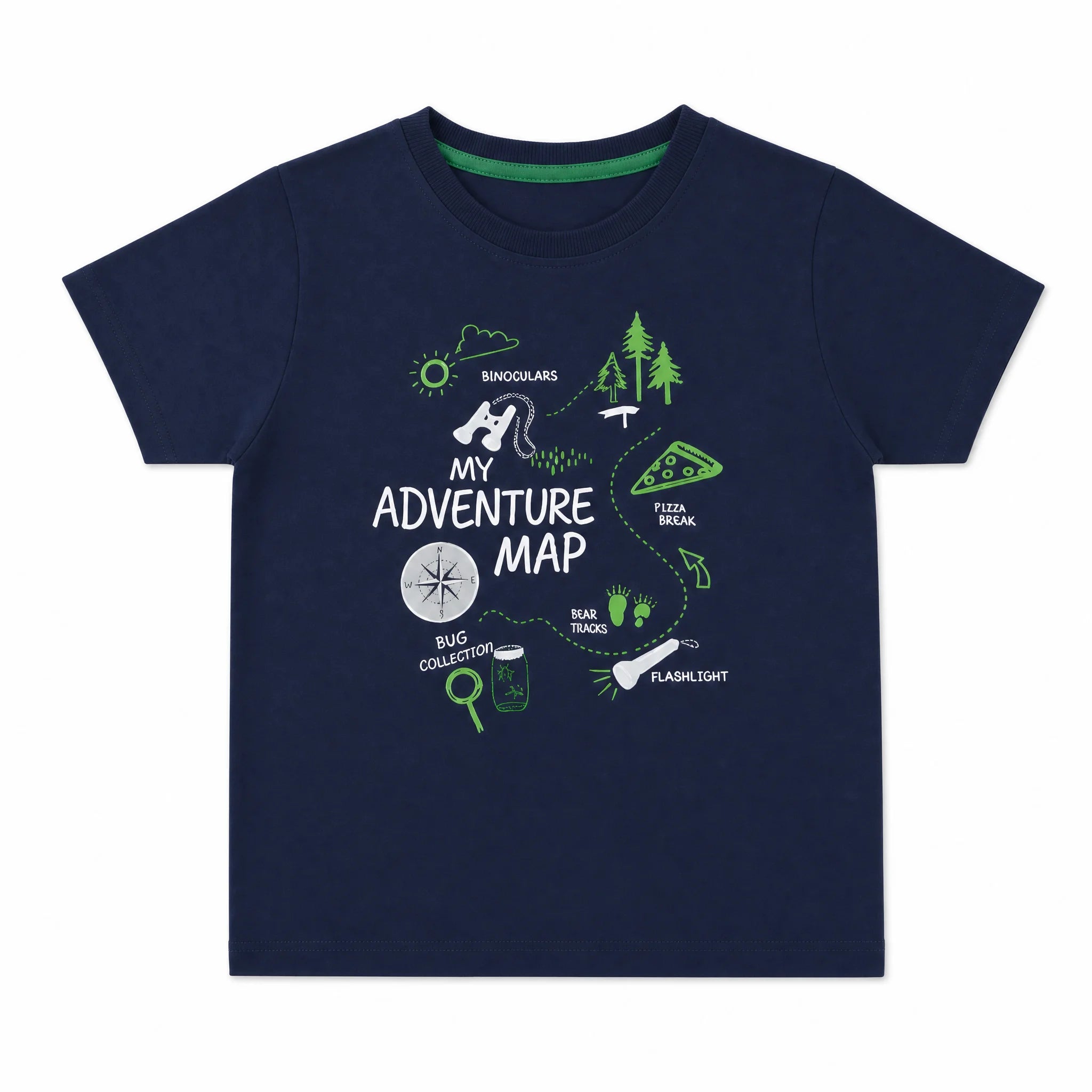 Adventure Map Tee – Navy