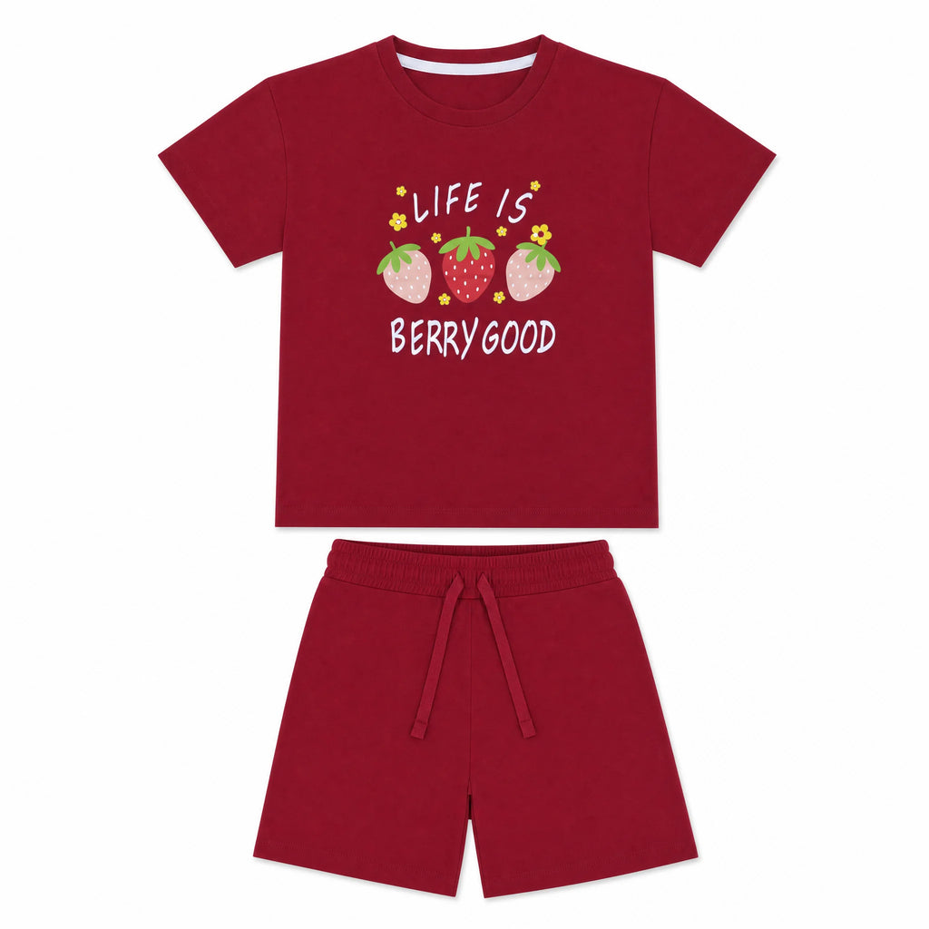 Life is Berry Good Co-ord Set – Maroon