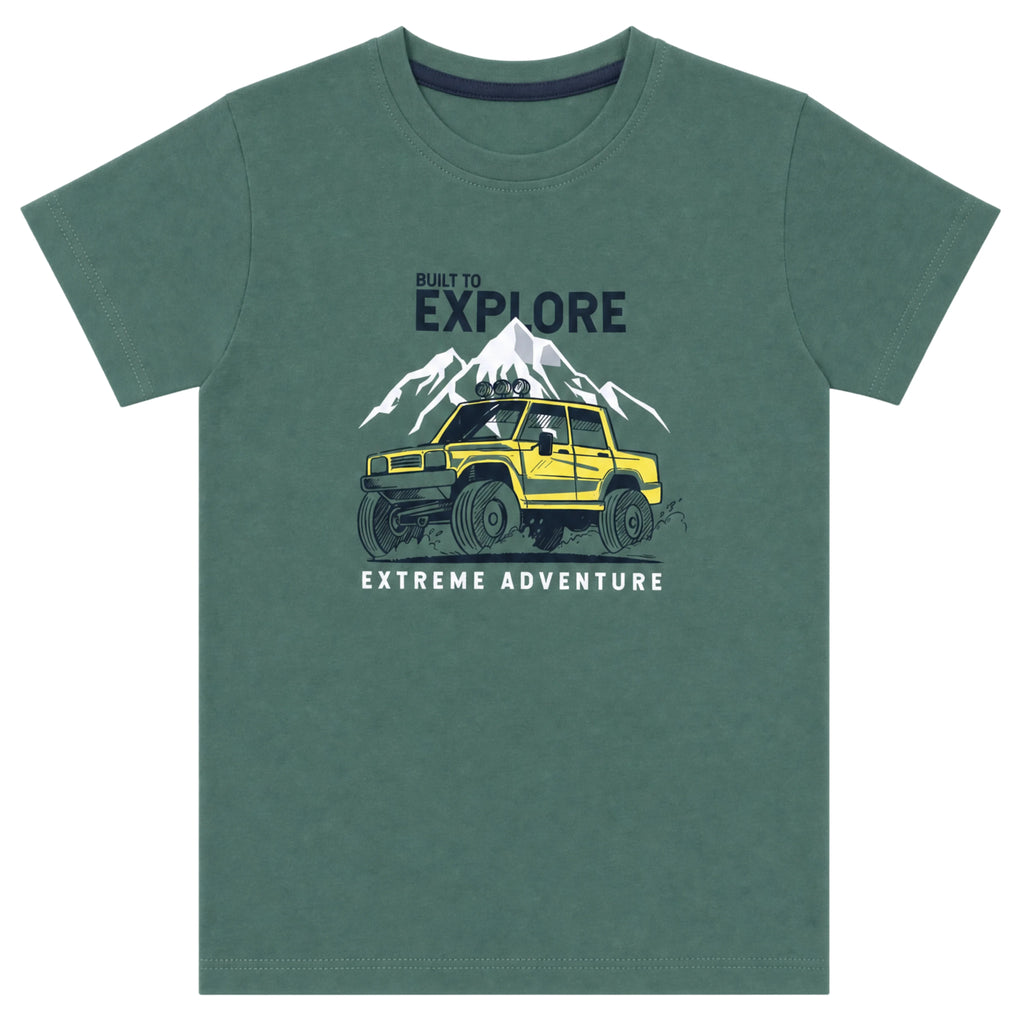 Built To Explore Tee - Forest Green