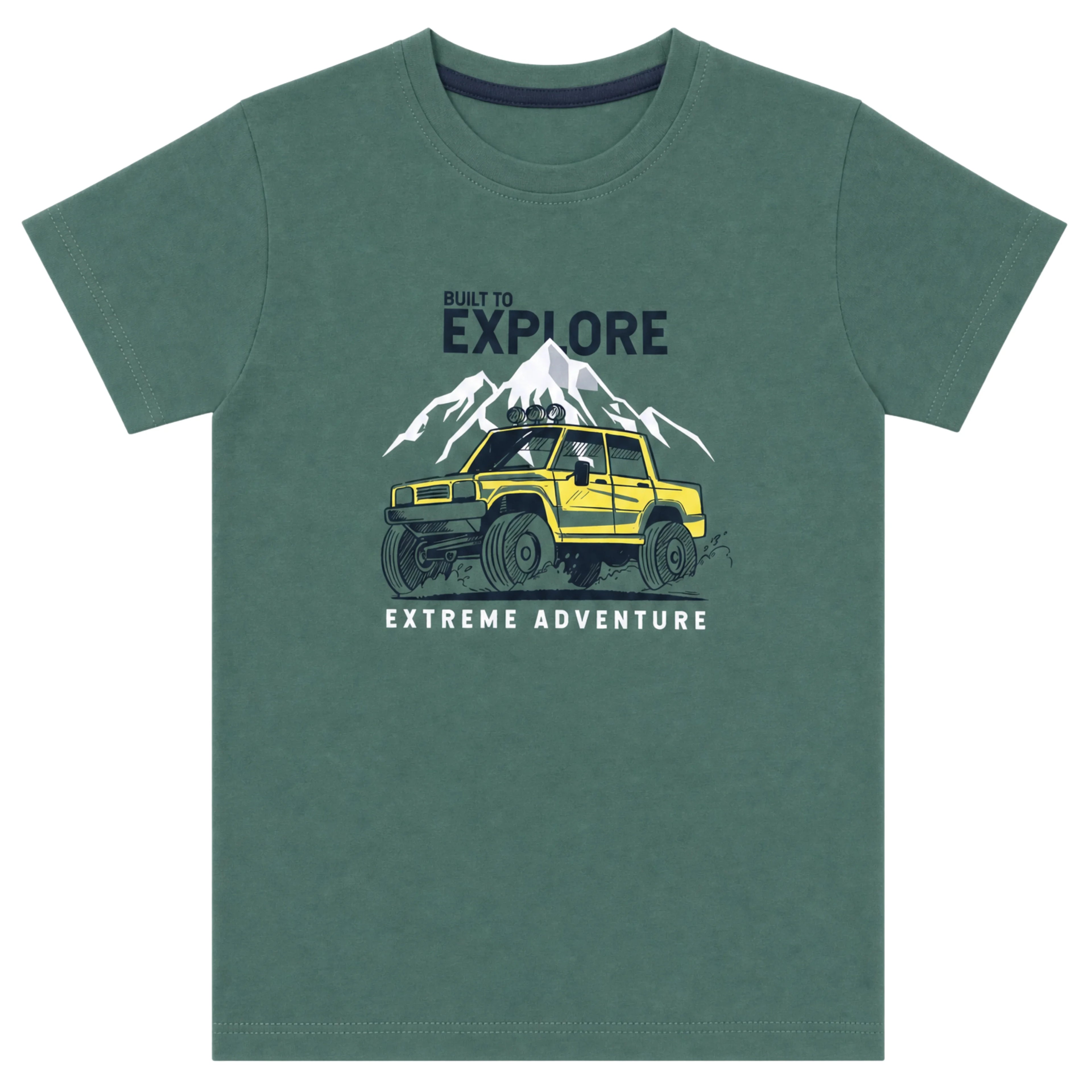 Built To Explore Tee - Forest Green