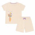 Flowers Club Co-ord Set – Warm Ivory