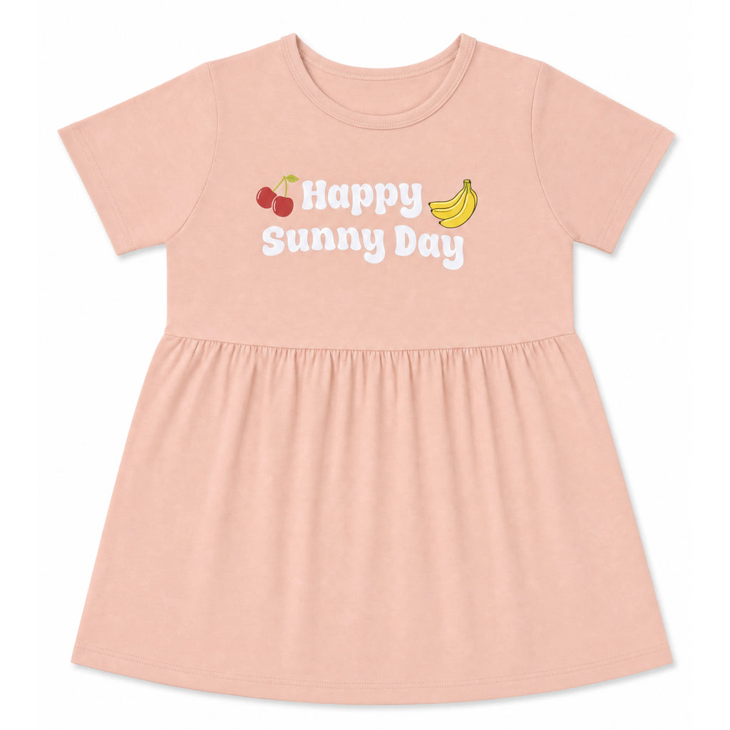 Happy Sunny Day Frock - Peach