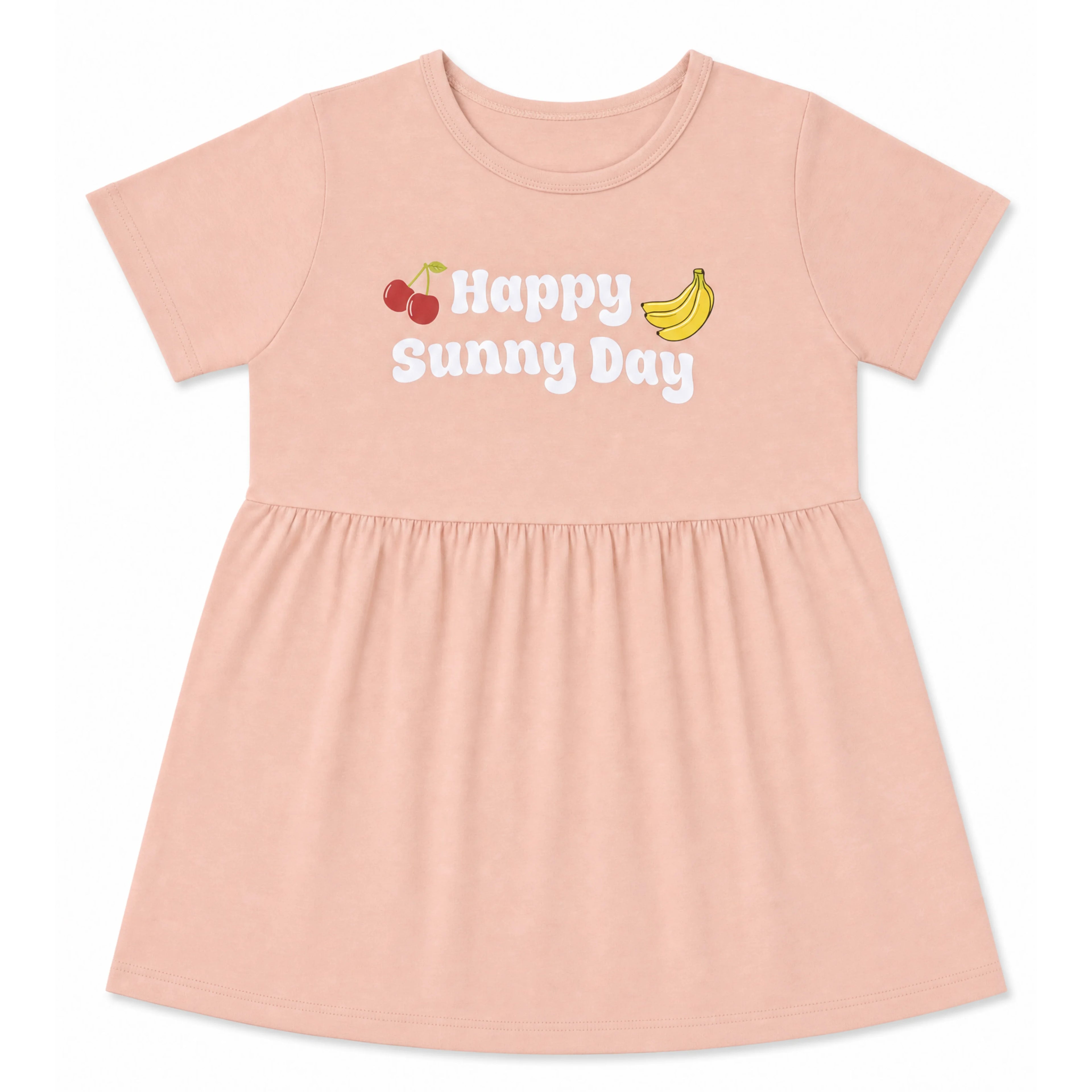 Happy Sunny Day Frock - Peach