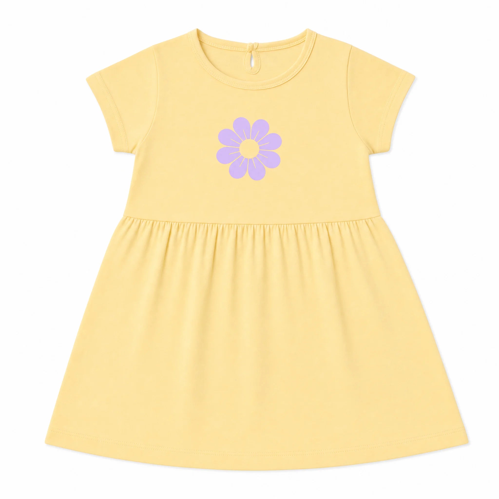 Lavender Flower Dress – Yellow