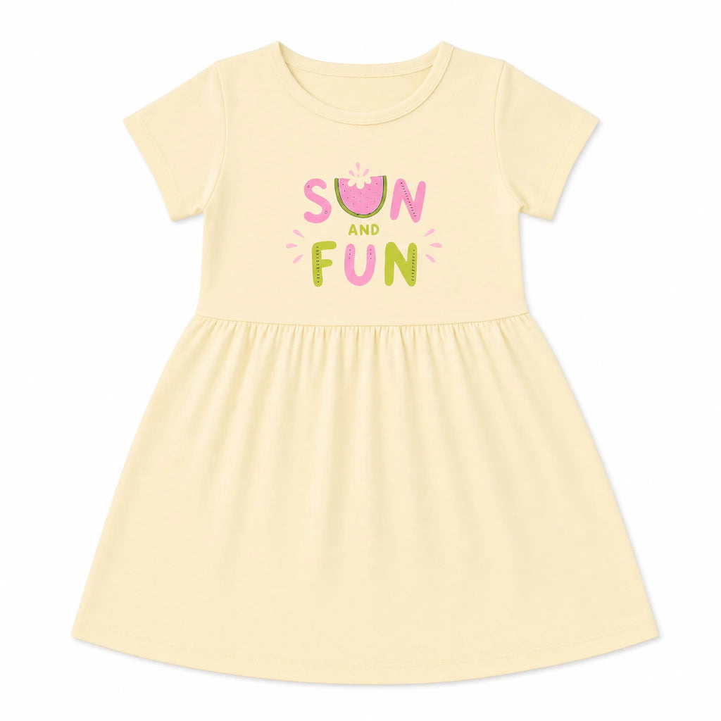 Sun and Fun Dress – Light Yellow